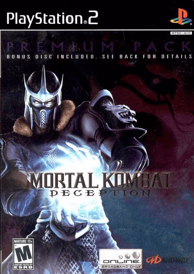 Mortal Kombat Deception box art for Playstation 2